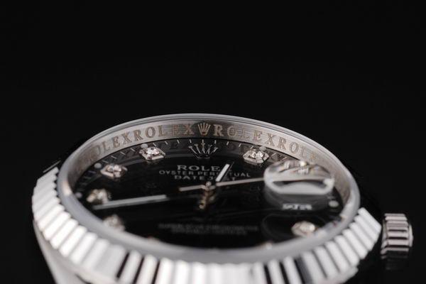 Rolex Datejust Silver Bezel&Black Surface Watch-RD2394 Rolex Datejust Silver Bezel&Black Surface Watch-RD2394
