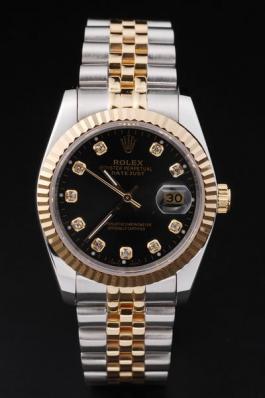 Rolex Datejust Stainless Steel Black Surface Watch-RD2378 Rolex Datejust Stainless Steel Black Surface Watch-RD2378