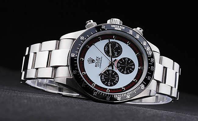 Rolex Daytona Mechanism Black Bezel&White 39mm Watch-RD3858 Rolex Daytona Mechanism Black Bezel&White 39mm Watch-RD3858